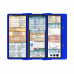 WhiteCoat Clipboard® Trifold - Blue Critical Care Edition